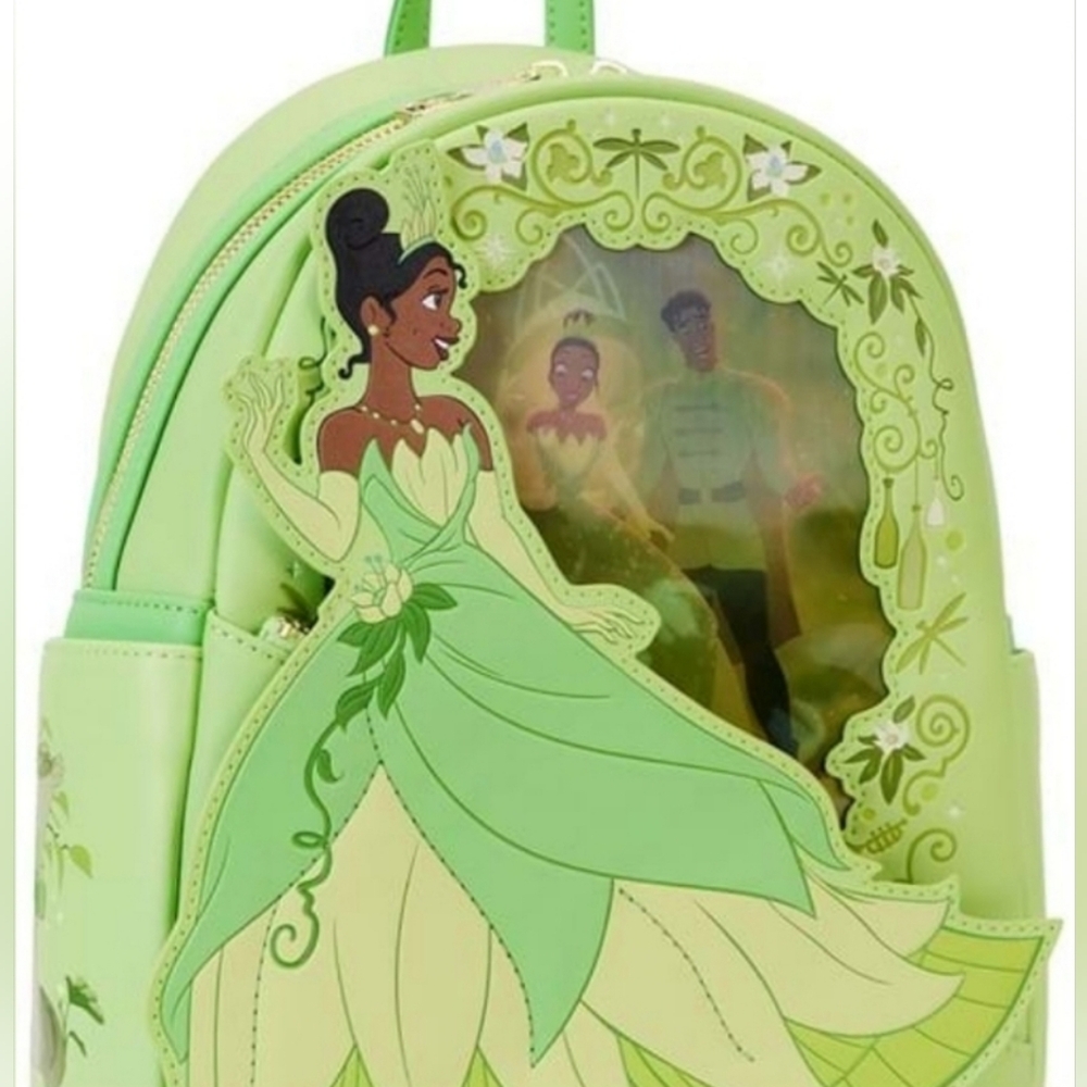 Princess Tiana lenticular Loungefly Bundle